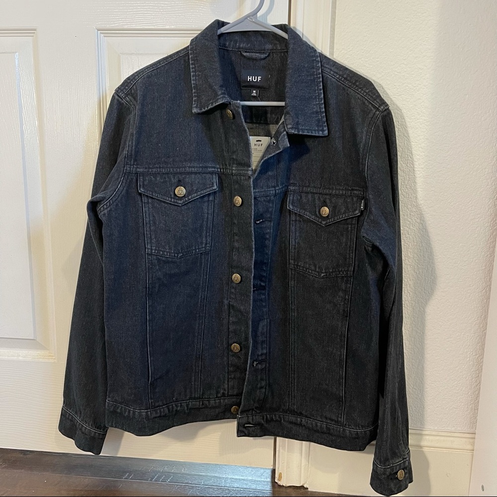 HUF Denim Jacket in Black